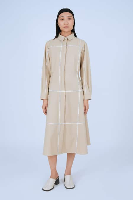 Leh Studios Broken Fence Shirt Dress 