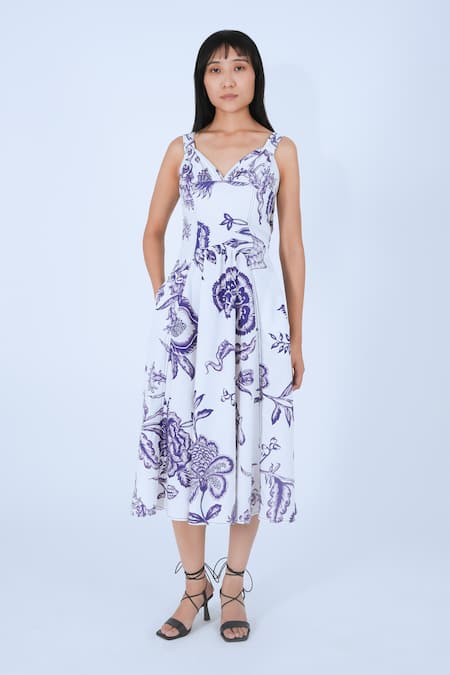 Leh Studios Chinoiserie Knot Dress 