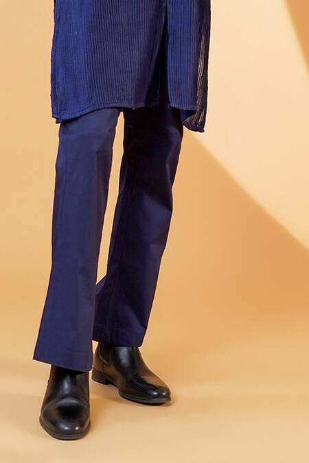 Buy Menero Blue Chanderi Silk, Cotton Cut Work Cutdana Emboidered Kurta And Pant Set Online at Aza Fashions Buy_Menero_Blue Chanderi Silk, Cotton Cut Work Cutdana Emboidered Kurta And Pant Set _Online_at_Aza_Fashions