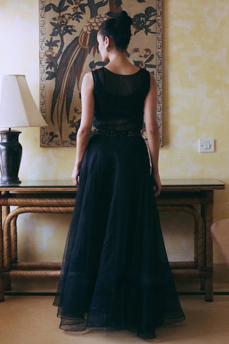 Studio Radical Sequin Embellished Blouse Lehenga Set 