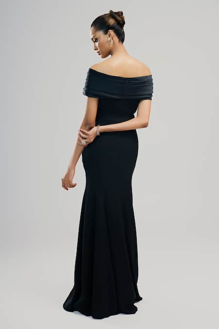 Brinda Sneha Diana Off Shoulder Gown 