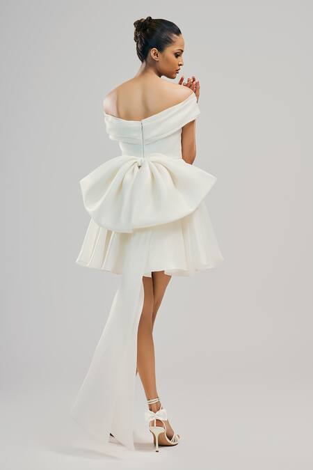 Brinda Sneha Ivy Pleated Short Dress 