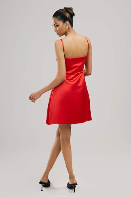 Brinda Sneha Blair Short Dress With Belt 