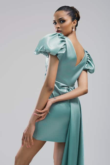 Brinda Sneha Ella Puff Sleeve Dress 