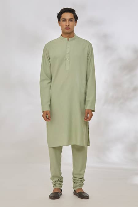 Manish Nagdeo Green Cotton, Silk Mint Geometric Bundi And Kurta Set Online at Aza Fashions Manish Nagdeo_Green Cotton, Silk Mint Geometric Bundi And Kurta Set _Online_at_Aza_Fashions