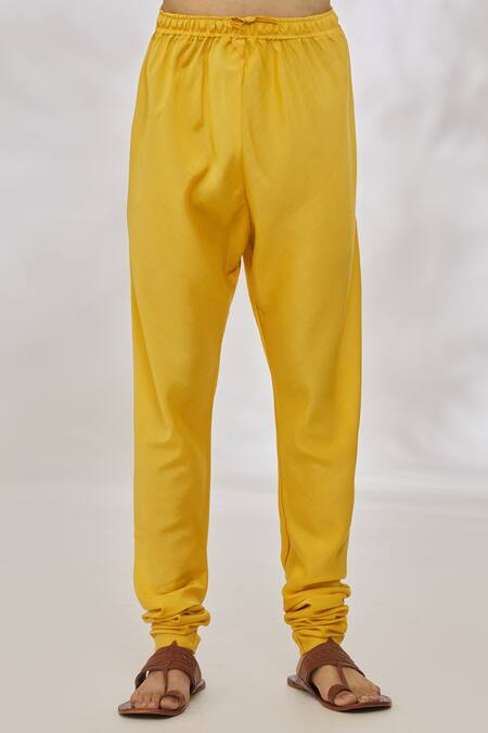 Manish Nagdeo Yellow Modal Embroidery Geometric Bundi And Kurta Set at Aza Fashions Manish Nagdeo_Yellow Modal Embroidery Geometric Bundi And Kurta Set _at_Aza_Fashions