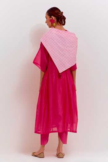 Shikha Malik Plain Slit Kurta 