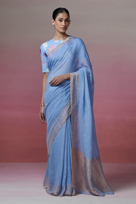 Dressfolk Dream Handwoven Saree With Unstitched Blouse Piece 