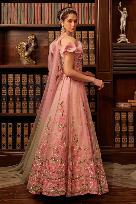 Cherie D Secret Garden Embroidered Lehenga Set 