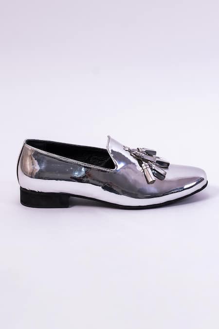 Jeetinder Sandhu Rexine Tasseled Loafers 