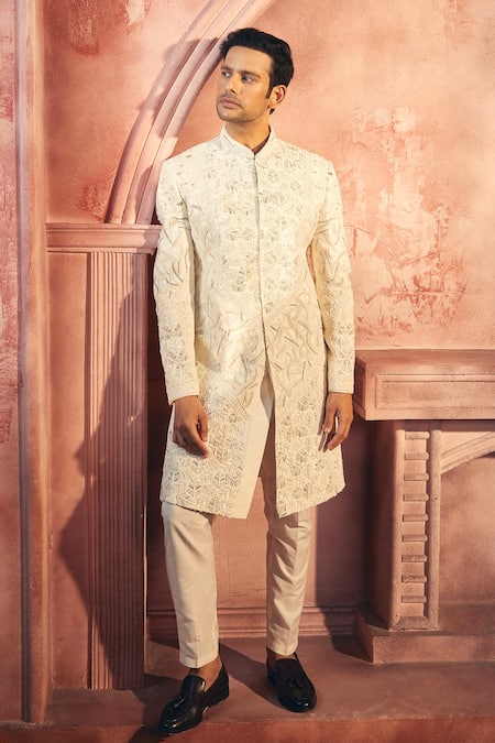 Alaya Advani Embroidered Sherwani & Pant Set 