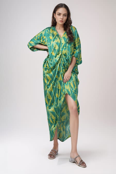 SIARRA Tropical Print Kaftan 