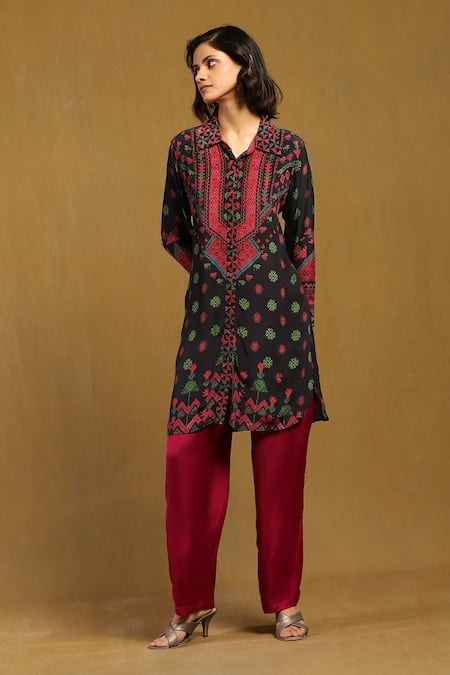 Ritu Kumar Zinat Printed Short Tunic 