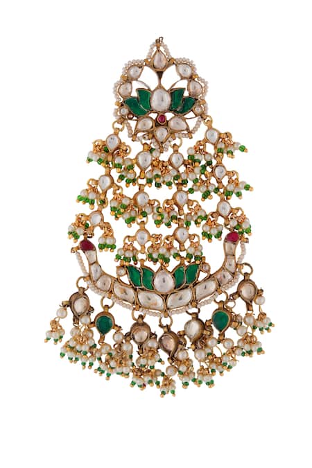 Riana Jewellery Lotus Carved Passa