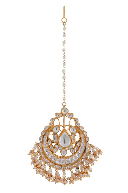 Riana Jewellery Jadtar Stone Embellished Maangtikka 