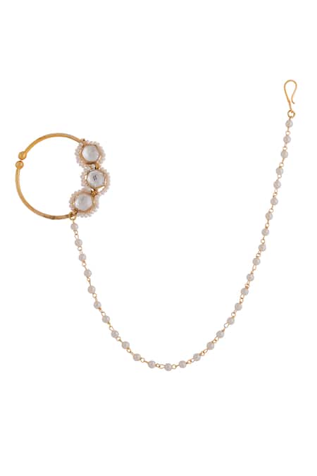 Riana Jewellery Geometric Motif Nose Ring