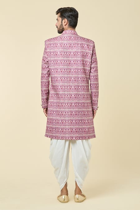 Arihant Rai Sinha Floral Bloom Pattern Kurta With Dhoti Pant 