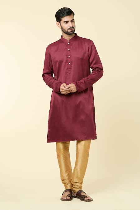 Arihant Rai Sinha Plain Kurta & Churidar Set 