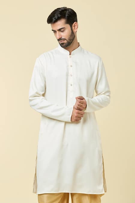 Arihant Rai Sinha Cotton Plain Kurta 