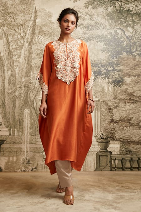 Prisho Lampi Detailed Kaftan & Pant Set 