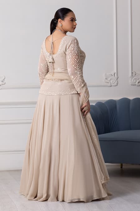 Raj Arora Embroidered Lehenga Set 