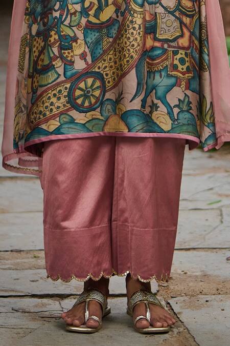 Buy Aamra By Lavanya Black Cotton, Silk, Linen Sequins, Embroidery Noir Sena Kalamkari Kurta Set Online at Aza Fashions Buy_Aamra By Lavanya_Black Cotton, Silk, Linen Sequins, Embroidery Noir Sena Kalamkari Kurta Set_Online_at_Aza_Fashions