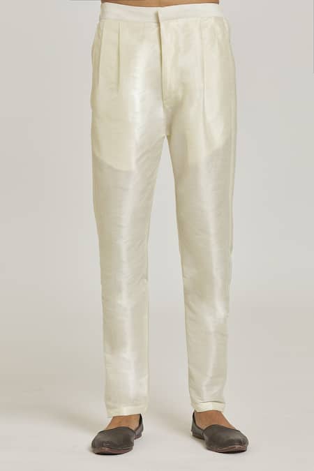 Arihant Rai Sinha_Green Brocade, Silk Geometric Pattern Overlap Sherwani Set _at_Aza_Fashions