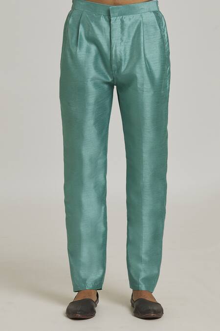 Arihant Rai Sinha Green Brocade, Silk Beads Blossom Pattern Sherwani With Pant at Aza Fashions Arihant Rai Sinha_Green Brocade, Silk Beads Blossom Pattern Sherwani With Pant_at_Aza_Fashions