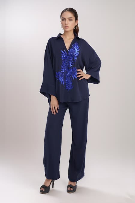 Namrata Joshipura Autumn Fern Boxy Top & Pant Co-ord Set 