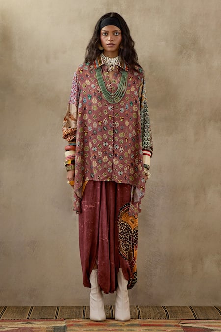 Aseem Kapoor Atri Printed Shirt & Trouser Set 