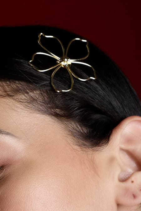 Shop_Dugran By Dugristyle_Gold Stones Khilafat Juda Pin _Online_at_Aza_Fashions