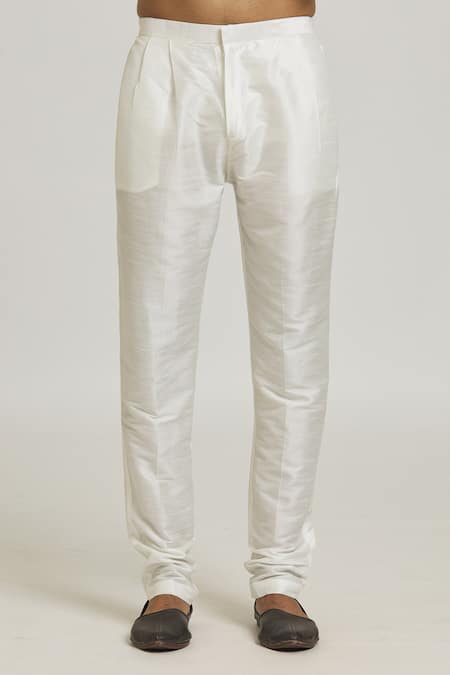 Arihant Rai Sinha_Green Brocade, Silk Embroidery Floral Jacquard Woven Sherwani With Pant _at_Aza_Fashions