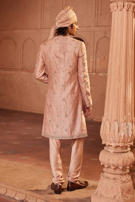 Contrast By Parth Izaar Zardozi Embroidered Sherwani Set 