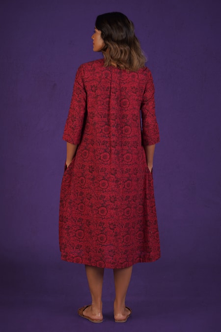 Mantra Pomegranate Symphony Dress 