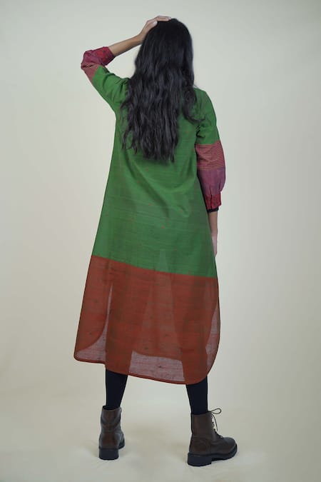 Mantra Handloom Cotton Shirt Dress 