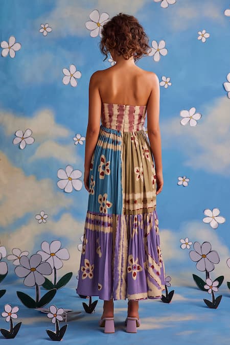 ZiP by Payal & Zinal Whimsical Wonder Floral Heart Print Dress 