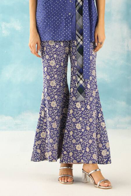 Buy Twenty Nine Blue Silk Mandarin Collar Raidaana Bandhani Woven Peplum Top Online at Aza Fashions Buy_Twenty Nine_Blue Silk Mandarin Collar Raidaana Bandhani Woven Peplum Top _Online_at_Aza_Fashions