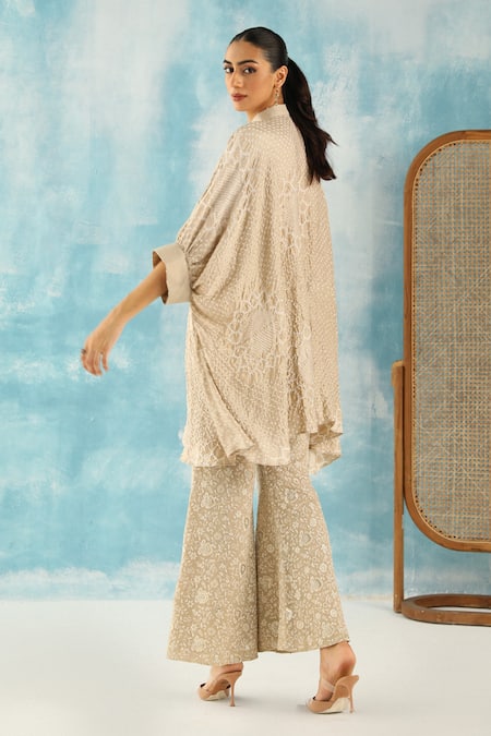 Twenty Nine Bandhani Woven Kaftan Tunic 