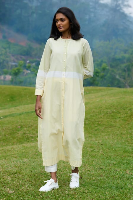 MANTRA Kerala Handloom Stripe Print Kurta 