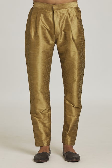 Arihant Rai Sinha_Grey Brocade, Silk Woven Floral Spring Sherwani With Pant _at_Aza_Fashions