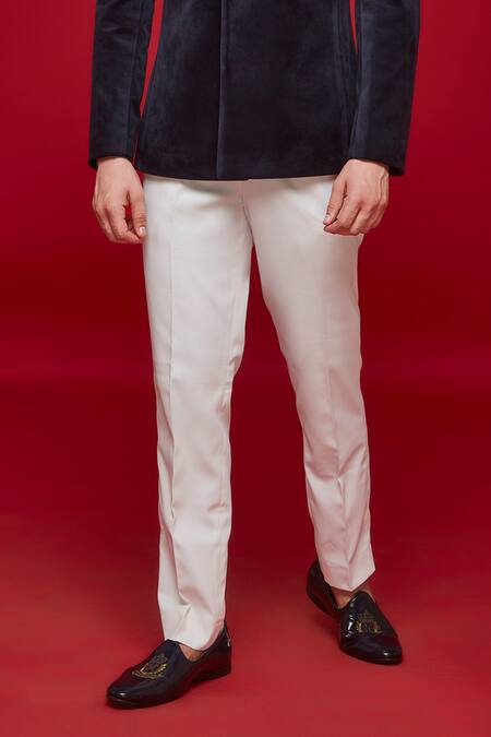 Buy Sven Suits Blue Velvet, Cotton Beads Geometric Embroidered Jodhpuri With Pant Online at Aza Fashions Buy_Sven Suits_Blue Velvet, Cotton Beads Geometric Embroidered Jodhpuri With Pant _Online_at_Aza_Fashions