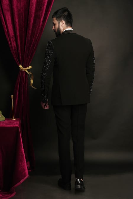 Sven Suits Prism Embroidered Tuxedo Set 