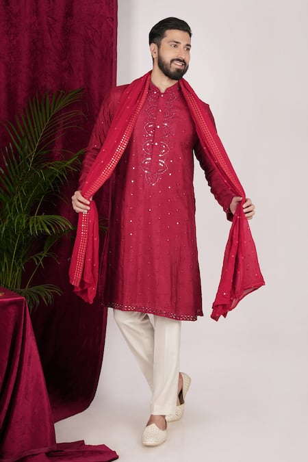 Sven suits Mirror Work Kurta Set 