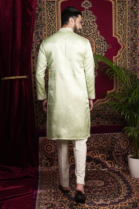 Sven Suits Mirror Hand Embroidered Kurta Set 