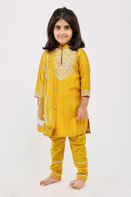 Mamma Plz Ambrosia Dori Embroidered Kurta Set 