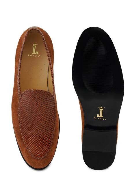 Buy Lovey Brown Harley Croc Skin Textured Shoes Buy_Lovey_Brown Harley Croc Skin Textured Shoes