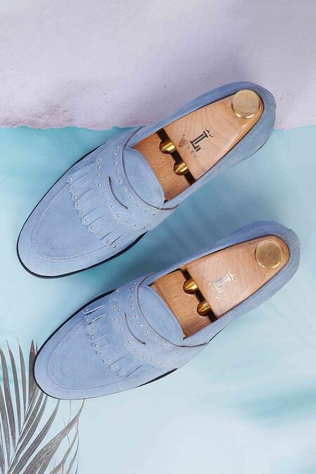 Buy_Lovey_Blue Oliver Fringed Strap Shoes _Online_at_Aza_Fashions