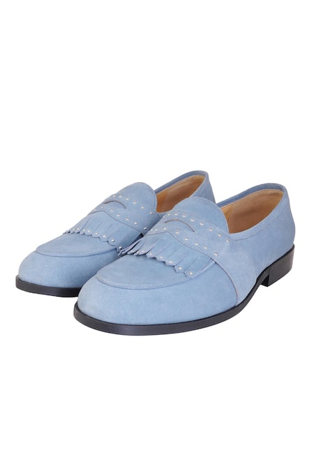 Shop_Lovey_Blue Oliver Fringed Strap Shoes _Online_at_Aza_Fashions