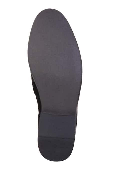 Shop_Lovey_Black Oliver Embellished Fringed Shoes 
