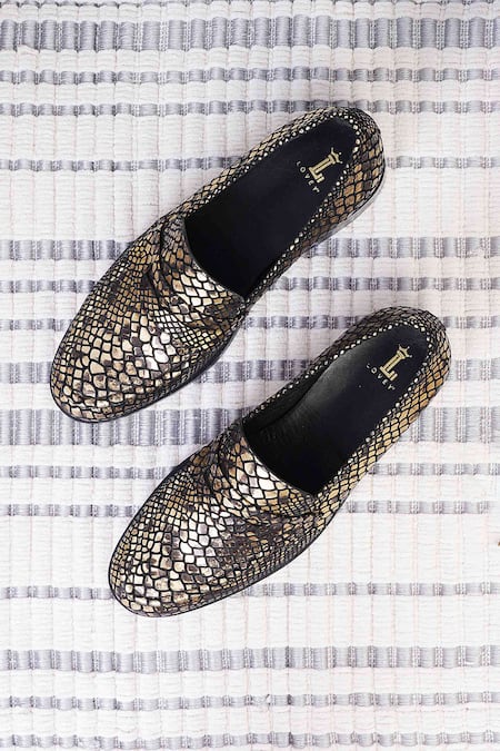 LOVEY Oscar Croc Skin Design Shoes 